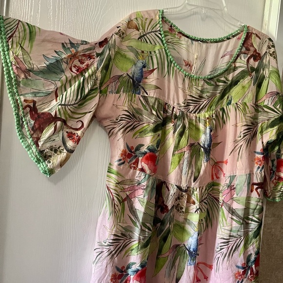 Uncle Frank Pink Safari Animal Print Dress - Picture 4 of 8